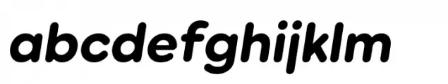 Beround Extra Bold Italic