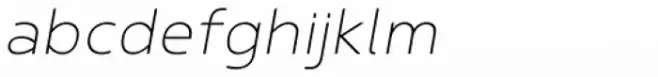 Betm ExtraLight Italic
