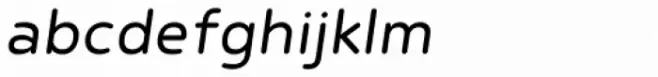 Betm Rounded Semi Light Italic
