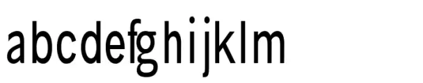 Bia Sans Low Regular Condensed