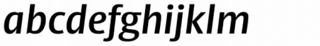 Big Vesta Pro SemiBold Italic
