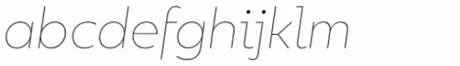 Bilbao Extra Light Italic