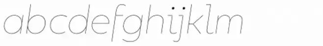 Bilbao Thin Italic