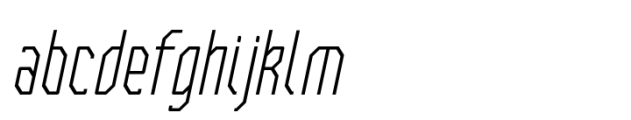 Bilokos Pro Extra Light Compressed Italic