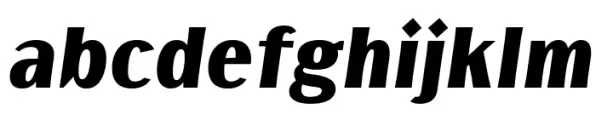 Bilton Black Italic