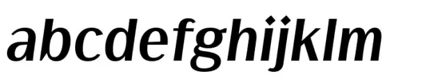 Bilton Semibold Italic