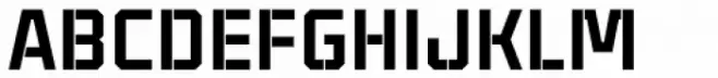 Binaria Display Stencil