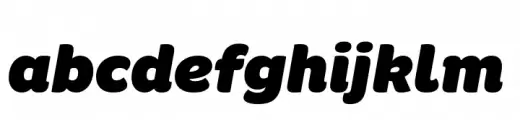 Binate Display Black Italic