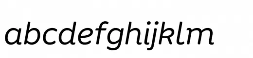 Binate Display Italic