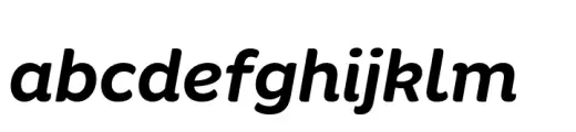 Binate Display Semi Bold Italic