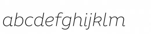 Binate Display Thin Italic
