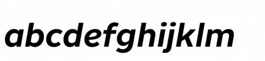 Binate Text Semi Bold Italic