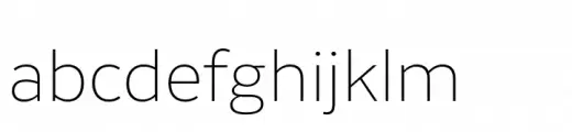 Binate Text Thin