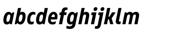 Bion Semibold Condensed Italic