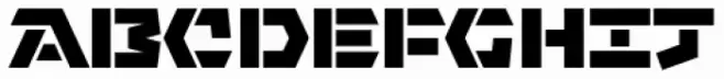 Bismuth Stencil Black