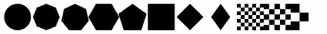 Bismuth Stencil Symbols