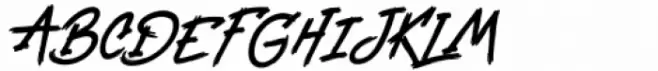 Black Manta Brush Italic