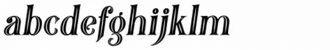 Black Quality Holed Italic