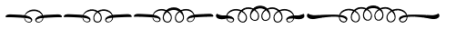 Black Script Ornaments