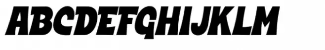 Black Wizard Straight Italic