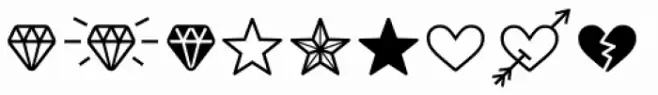 Blackberry Dingbats