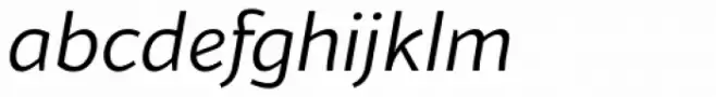 Blacker Sans Pro Book Italic