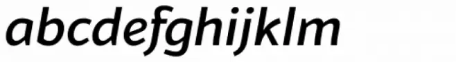 Blacker Sans Pro Medium Italic