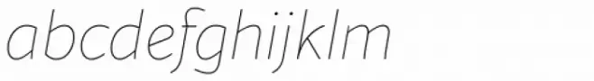 Blacker Sans Pro Thin Italic
