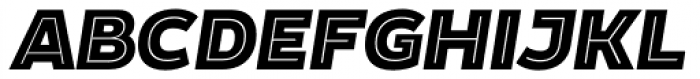 Blanc Inline Heavy Italic