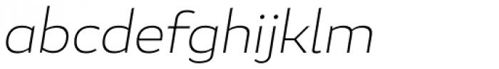 Blanc Ultralight Italic