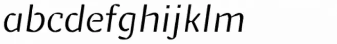 Blau Light Italic