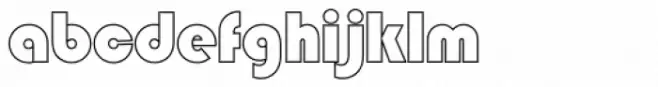 Blippo Black Outline P