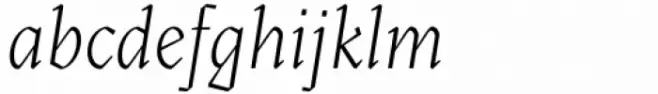 Blizka Ultra Light Italic