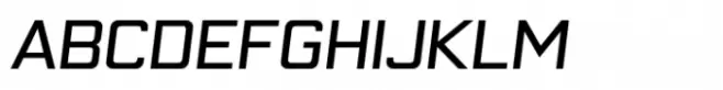 Block Capitals Italic
