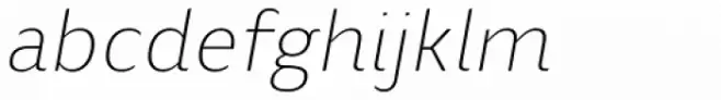 Blond Ultra Light Italic