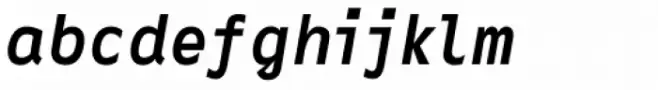 Blue Not Mono Bold Italic