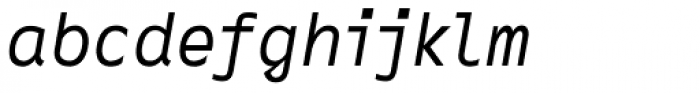 Blue Not Mono Italic