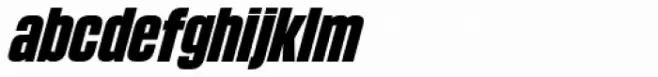 Blunt Condensed Italic