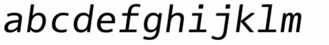 Bluset Now Mono Regular Oblique