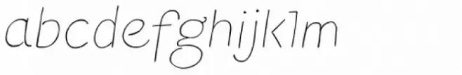 Blushes Thin Italic