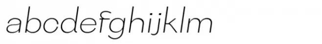 Bocfer Extra Light Italic