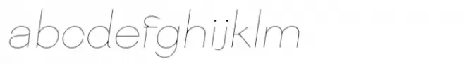 Bocfer Thin Italic