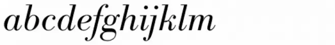 Bodoni Antiqua Light Italic