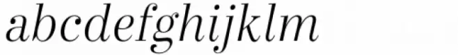 Bodoni Elegant Light Italic