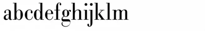Bodoni Light Extra Narrow