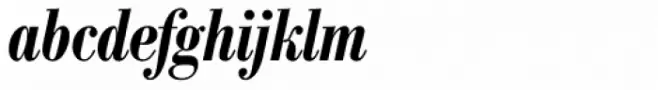 Bodoni Nr 1 SB Med Cond Italic