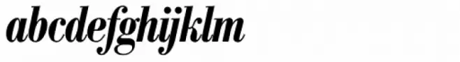 Bodoni Nr 1 SH Med Cond Italic