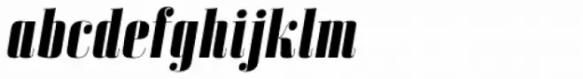 Bodoni Z37 L Condensed Heavy Italic