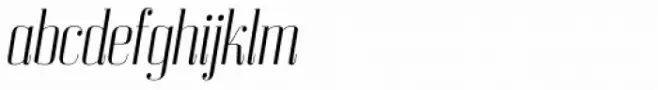 Bodoni Z37 L Condensed Light Italic