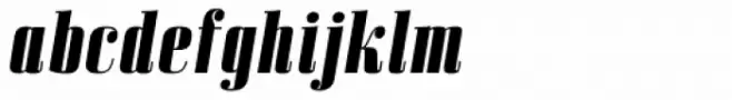 Bodoni Z37 S Condensed Heavy Italic